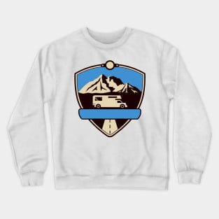 Mountains, Adventure, Travel, Camping Crewneck Sweatshirt